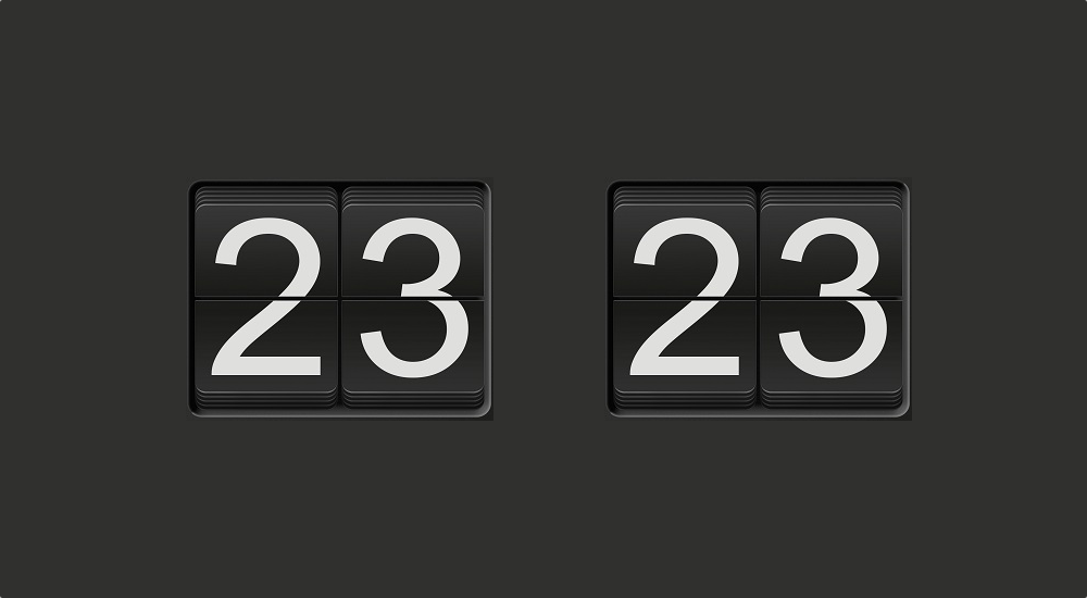 23:23 на часах