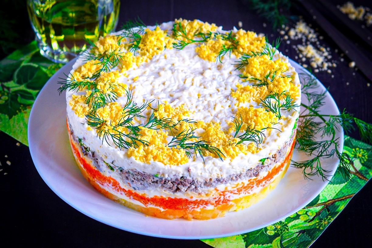 как приготовить мимозу