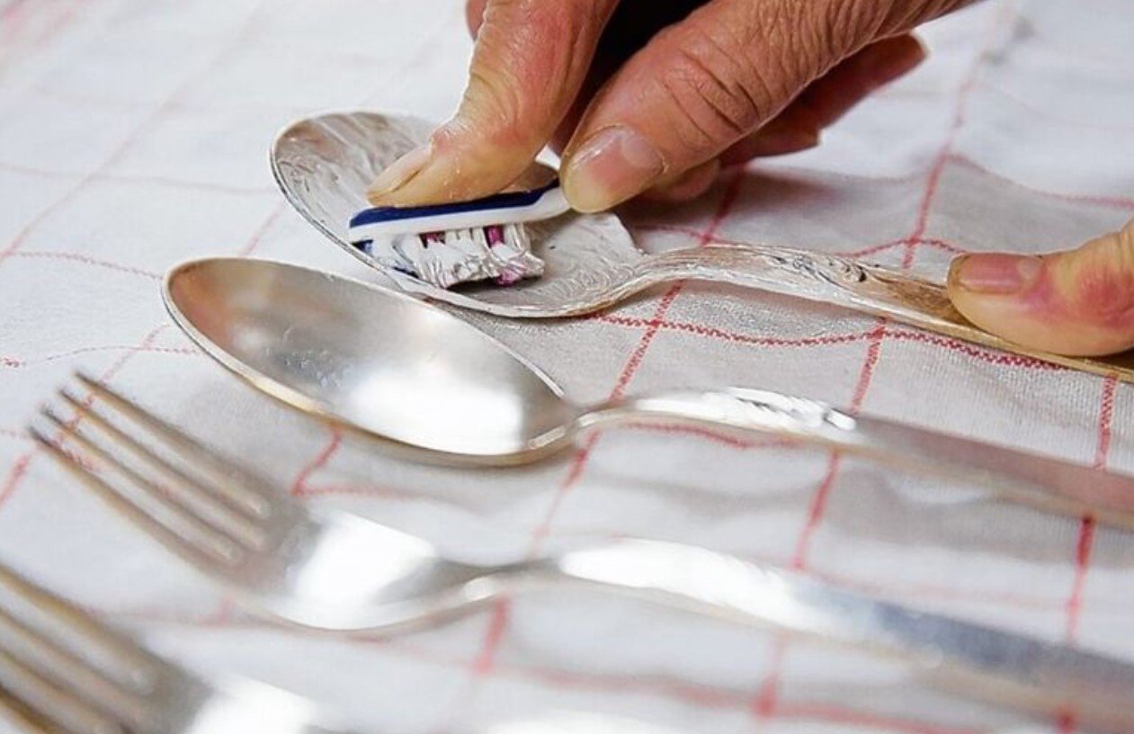 как почистить серебро