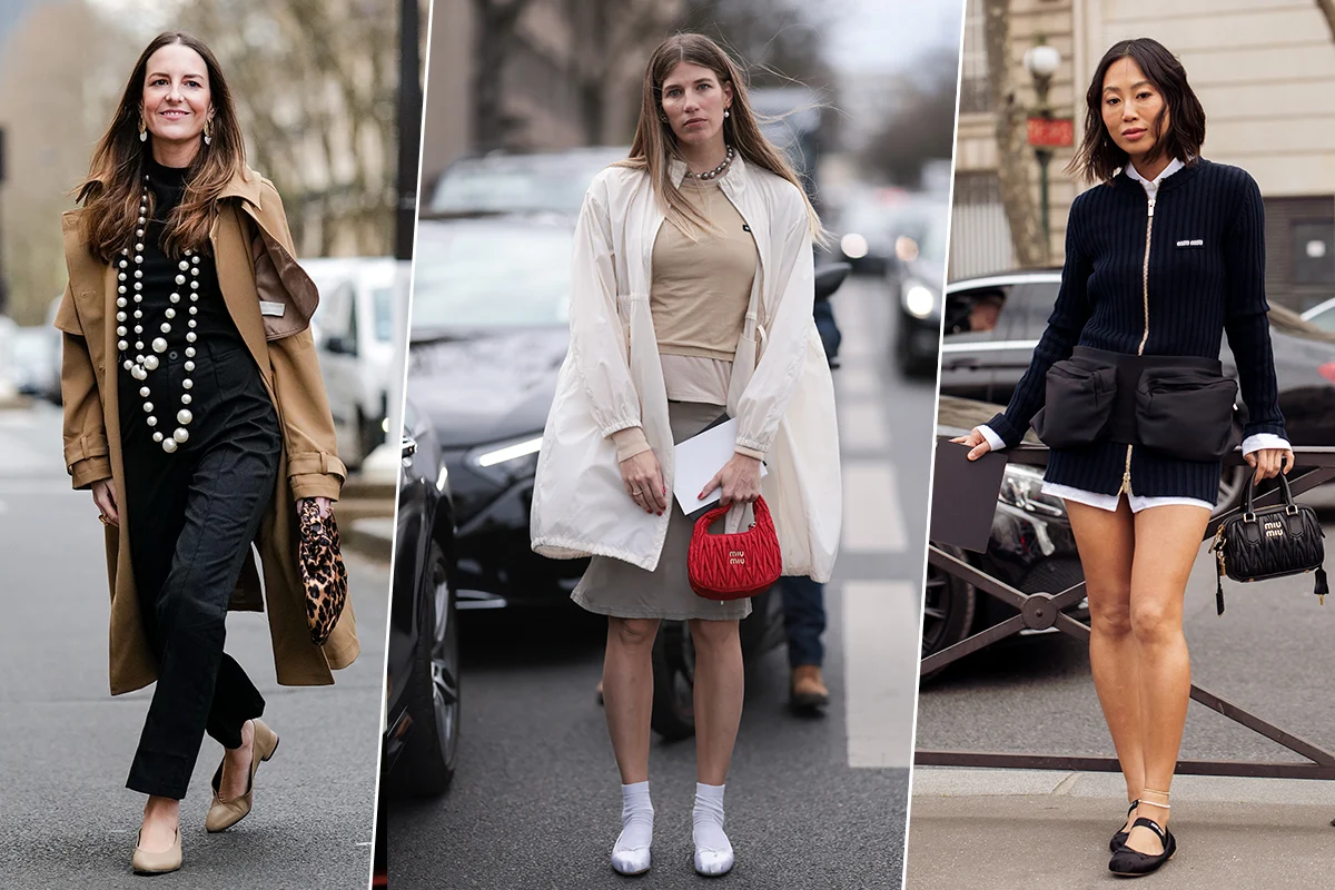 с чем носить балетки